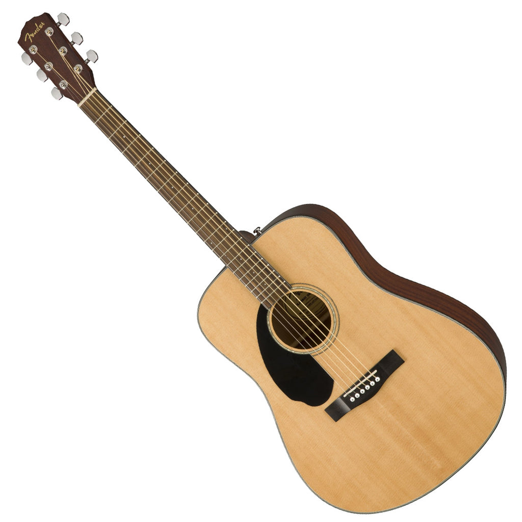 Fender CD60SLH Left Hand Acoustic Guitar Solid Spruce Top in Natural - 0970115021