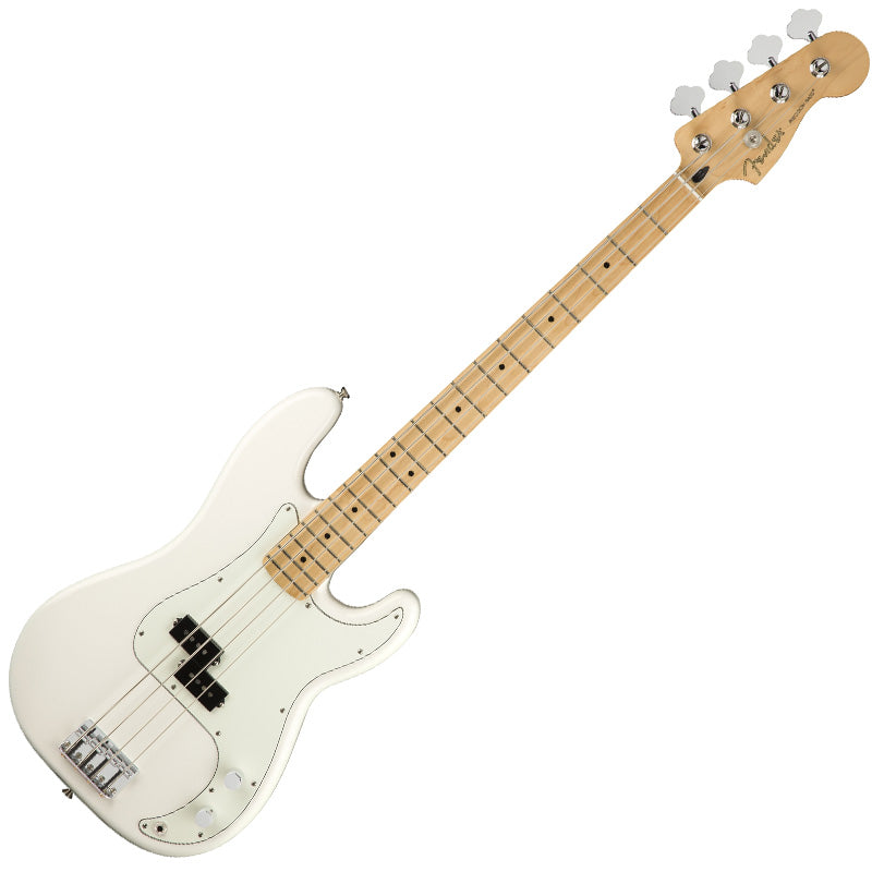 Fender Player Precision Electric Bass Maple Neck in Polar White - 0149802515