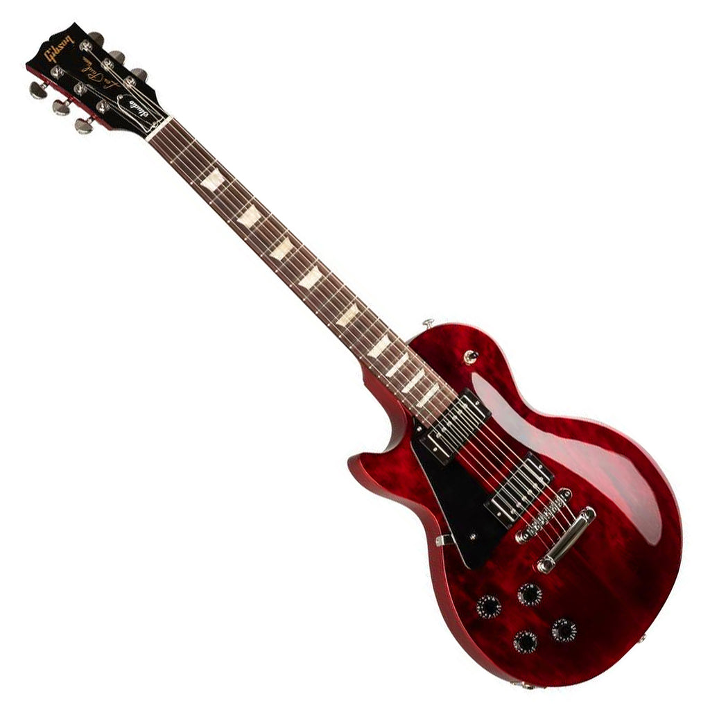 Gibson Left Hand Les Paul Studio Electric Guitar in Wine Red w/Soft Case - LPST00WRCHLH