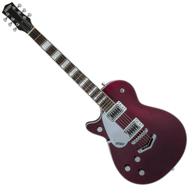Gretsch G5220LH Left Hand Electromatic Jet BT Electric Guitar in Dark Cherry Metallic - 2517120539