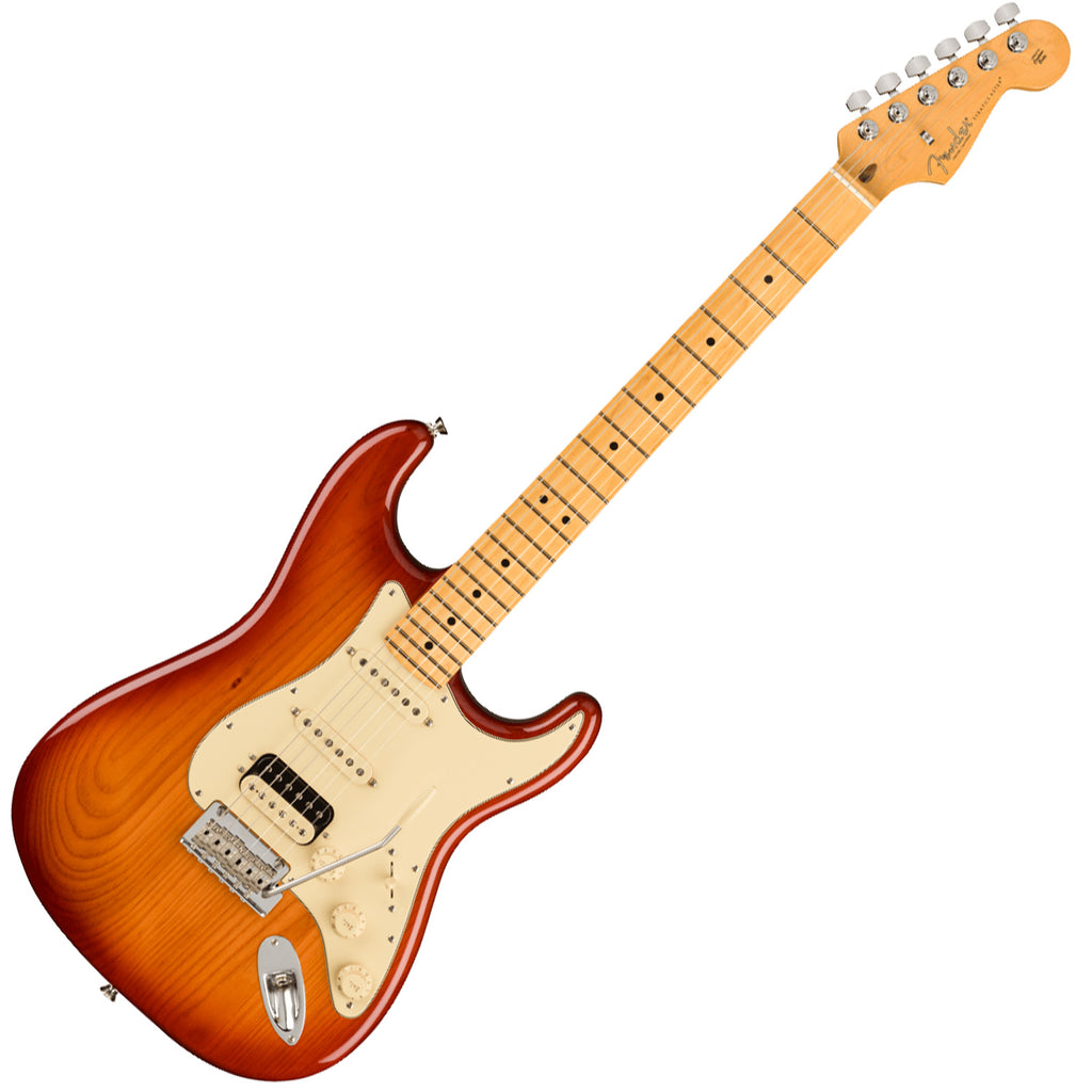 Fender American Professional II Stratocaster HSS Electric Guitar Maple in Sienna Burst w/Case - 0113912747