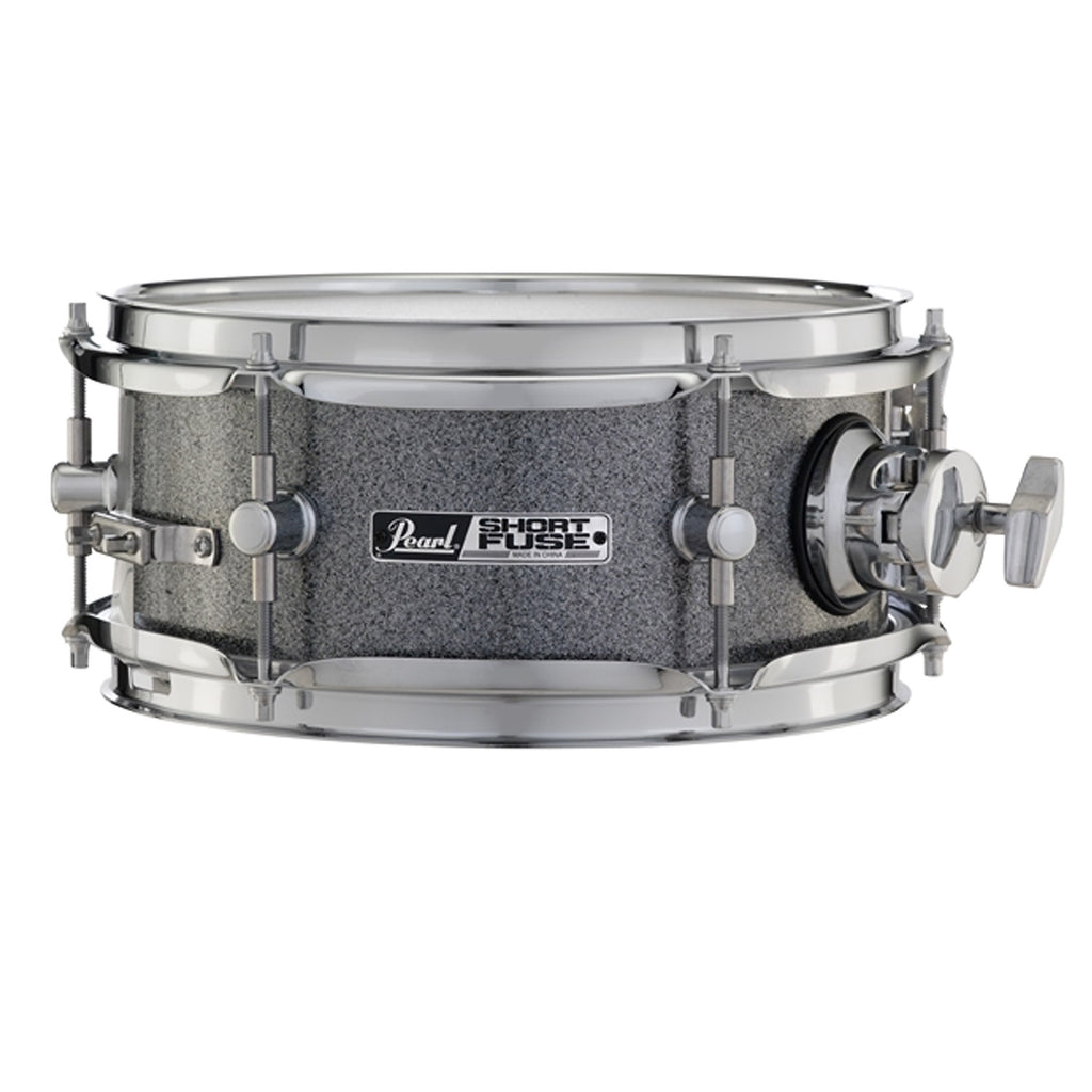 Pearl 10" x 4.5" Short Fuse Snare Drum with Clamp in Grindstone Sparkle - SFS10C708