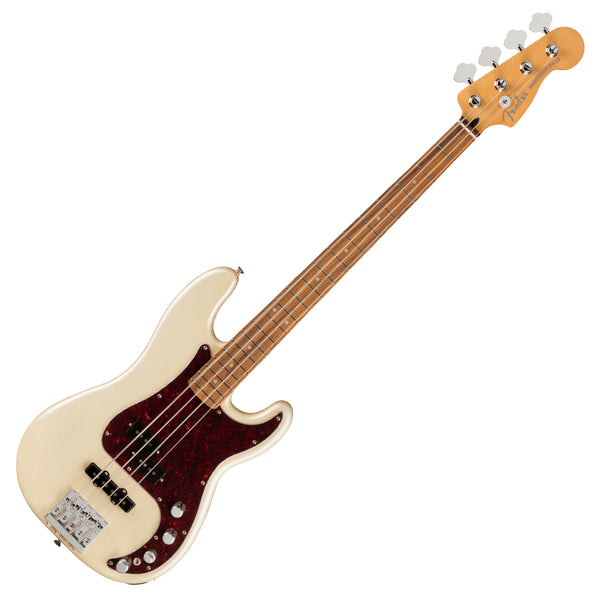 Fender Player Plus Active P Electric Bass Pao Ferro in Olympic Pearl - 0147363323