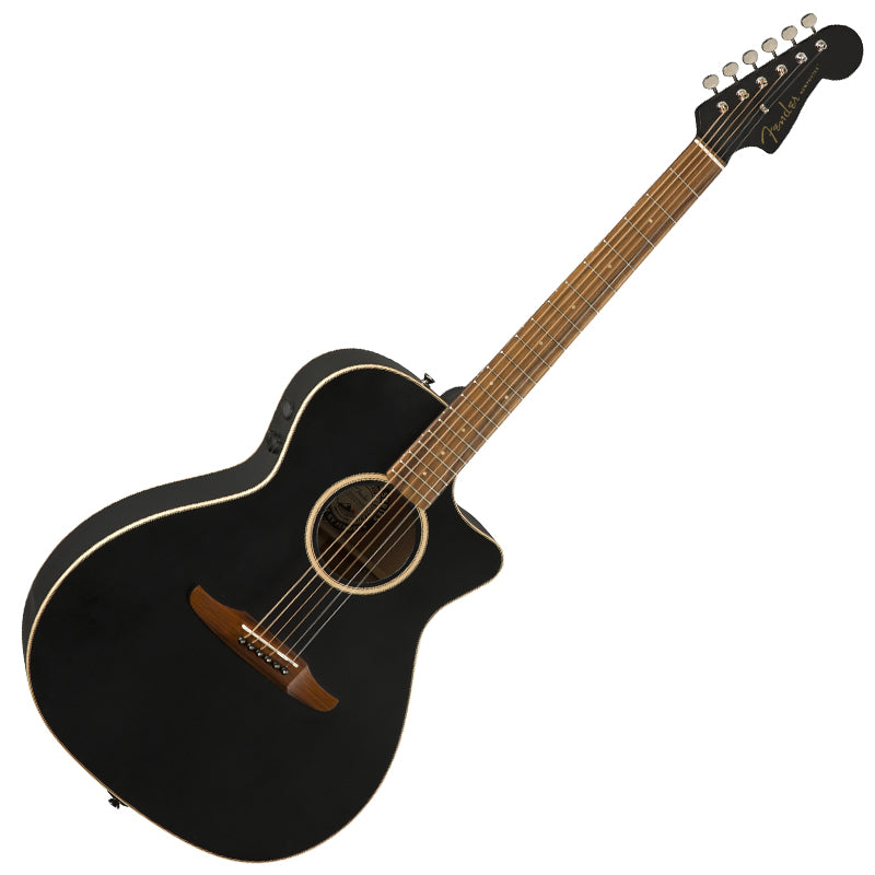 Fender Newporter Special Acoustic Electric in Matte Black - 0970843106
