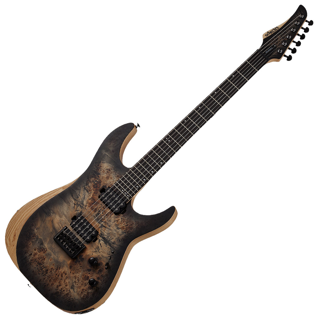 Schecter Reaper-6 Electric Guitar in Charcoal Burst - 1500SHC