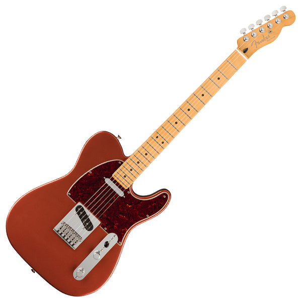 Fender Player Plus Telecaster Electric Guitar Maple in Aged Candy Apple Red - 0147332370