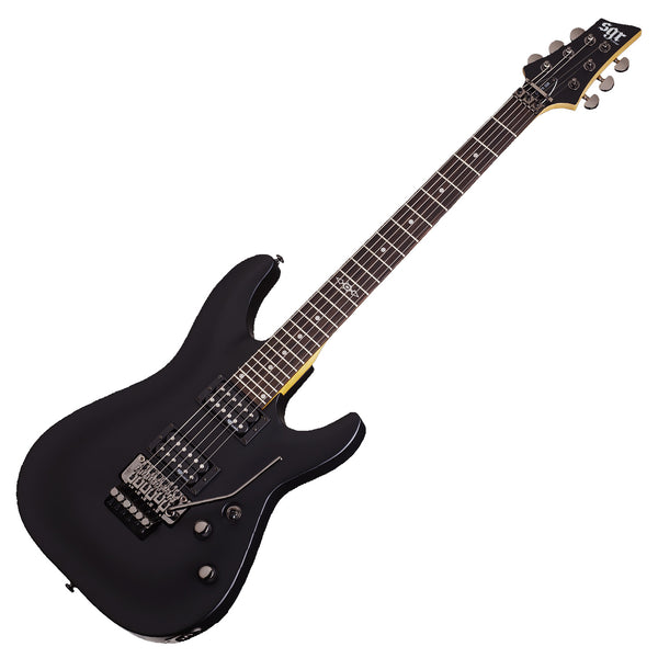 Schecter C-1 Electric Guitar Floyd Rose SGR by Schecter Midnight Satin Black - 3836SHC