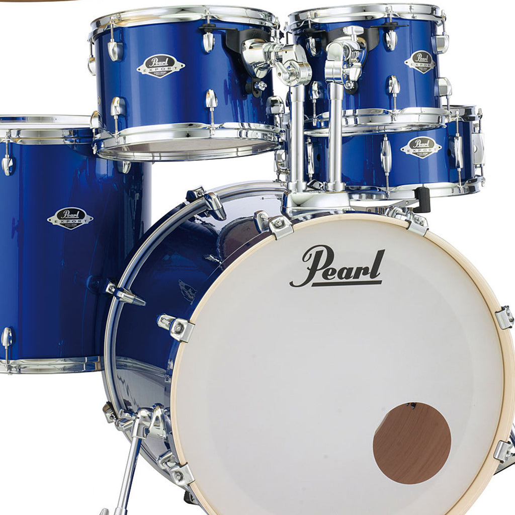 Pearl Export EXX 5 Piece Drumkit & Hardware in High Voltage Blue /Cymbals & no Throne