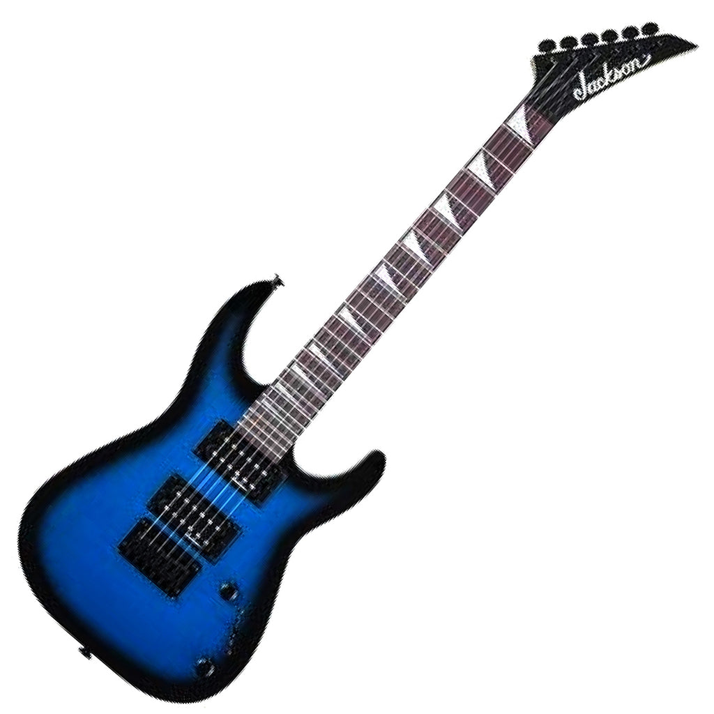 Jackson JS1X Minion Dinky Electric Guitar in Metallic Blue Burst - 2912232527