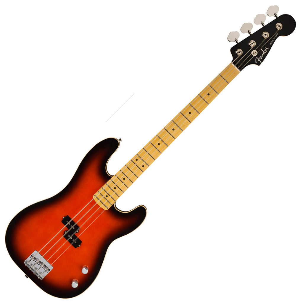 Fender Aerodyne Special P-Bass Electric Bass Maple In Hot Rod Burst w/Deluxe Gig Bag - 0252402371