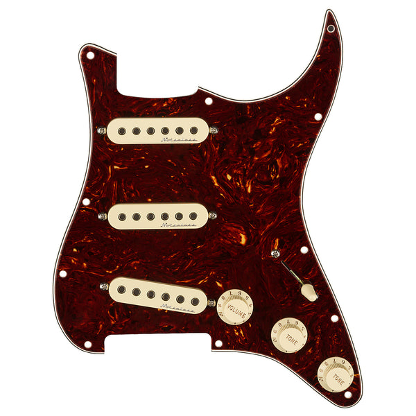 Fender Pre-wired Stratocaster Pickguard SSS Hot Noiseless 4-Ply Tortoiseshell - 0992346500