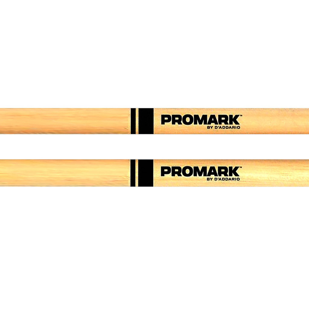 Promark TX5AW 5A American Hickory Wood Tip Drumsticks - (Single Pair)