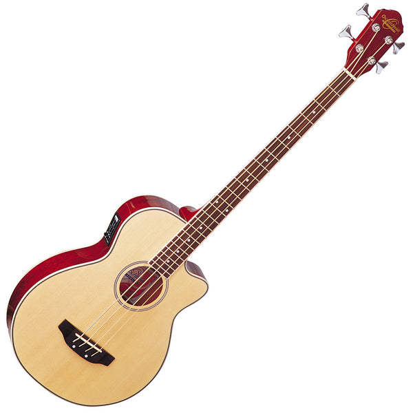 Oscar Schmidt Acoustic Bass Guitar in Natural - OB100N-A