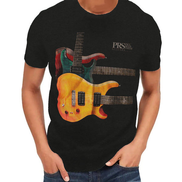 PRS Pauls's Guitar Throwback T-Shirt in Black - Small - 106347002001