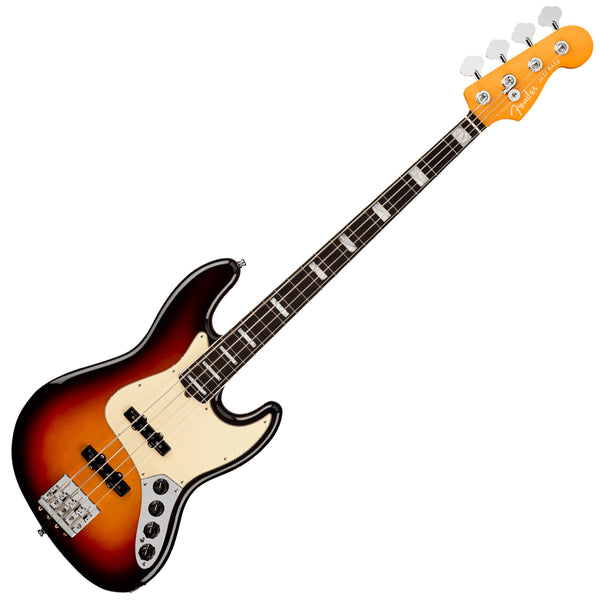 Fender American Ultra Jazz Electric Bass Rosewood in Ultraburst w/Case - 0199020712