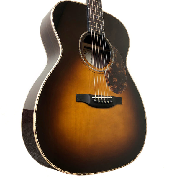 Boucher Bluegrass Goose OM Hybrid Rosewood Adirondack Acoustic Guitar in Sunburst with Case - BG51B