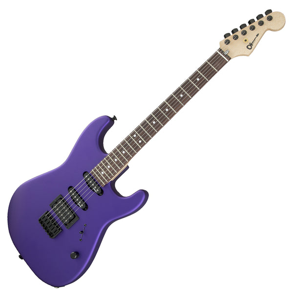 Charvel USA Select San Dimas Style 1 HSS Hard Tail Rosewood Electric Guitar in Satin Plum - 2835253752
