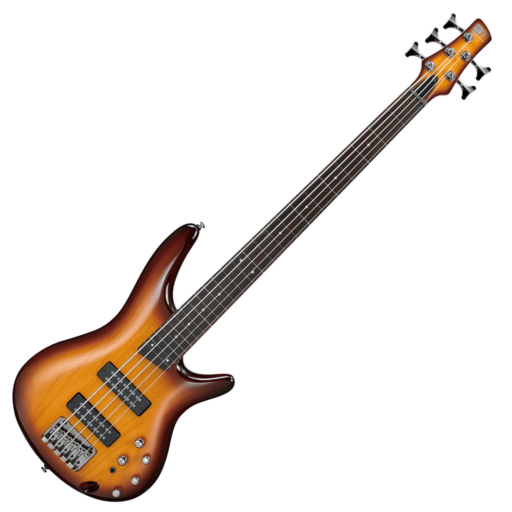 Ibanez SR Standard 5 String Electric Bass in Fretless in Brown Burst - SR375EFBBT