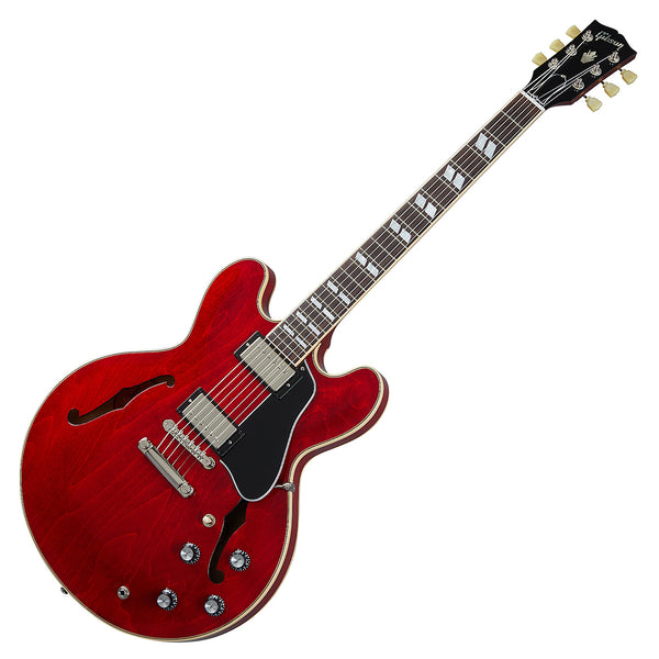 Gibson ES 345 Sixties Semi Hollow Body Electric Guitar in Satin Cherry w/Case