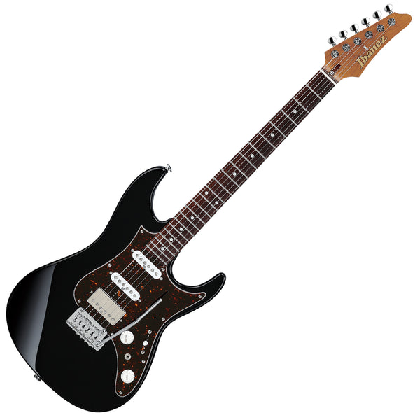 Ibanez AZ Prestige Electric Guitar in Black w/Case - AZ2204NBK