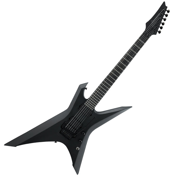 Ibanez Iron Label Black Metal Xiphos Electric Guitar in Black Flat w/Gig Bag - XPTB620BKF