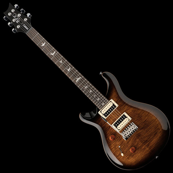 PRS SE Custom 24 Lefty New Violin Top Carve Electric Guitar in Black Gold Sunburst - CU44LBG