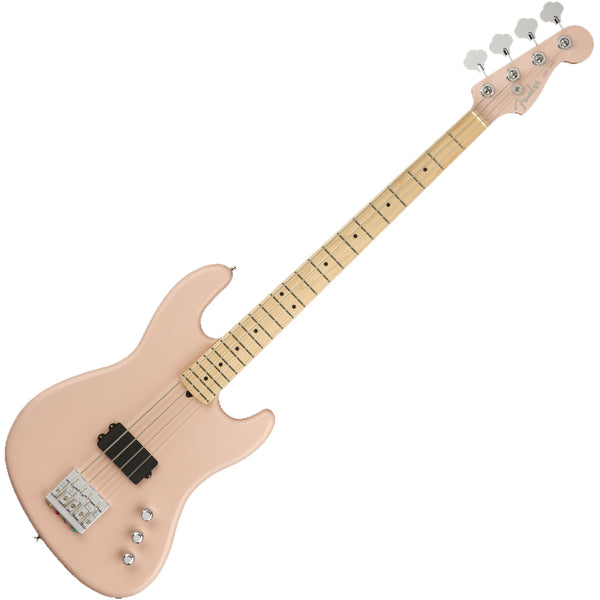 Fender Flea Jazz Electric Bass Active Maple in Satin Shell Pink - 0192602728