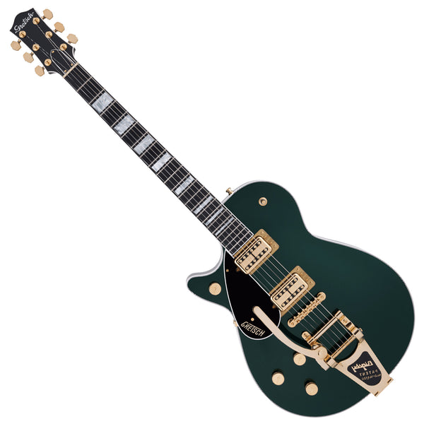 Gretsch G6228LH Left Hand Players Edition Jet BT in Cadillac Green Electric Guitar w/Case - 2413420848