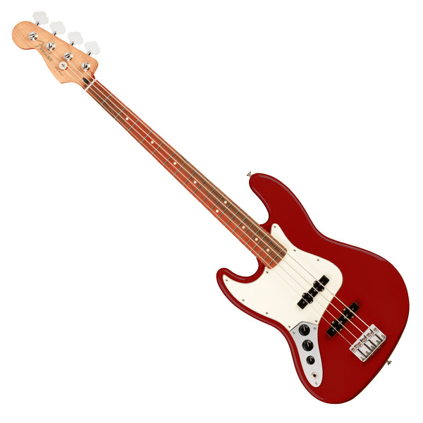 Fender Player Left Hand Jazz Bass Guitar Pau Ferro in Candy Apple Red - 0149923509