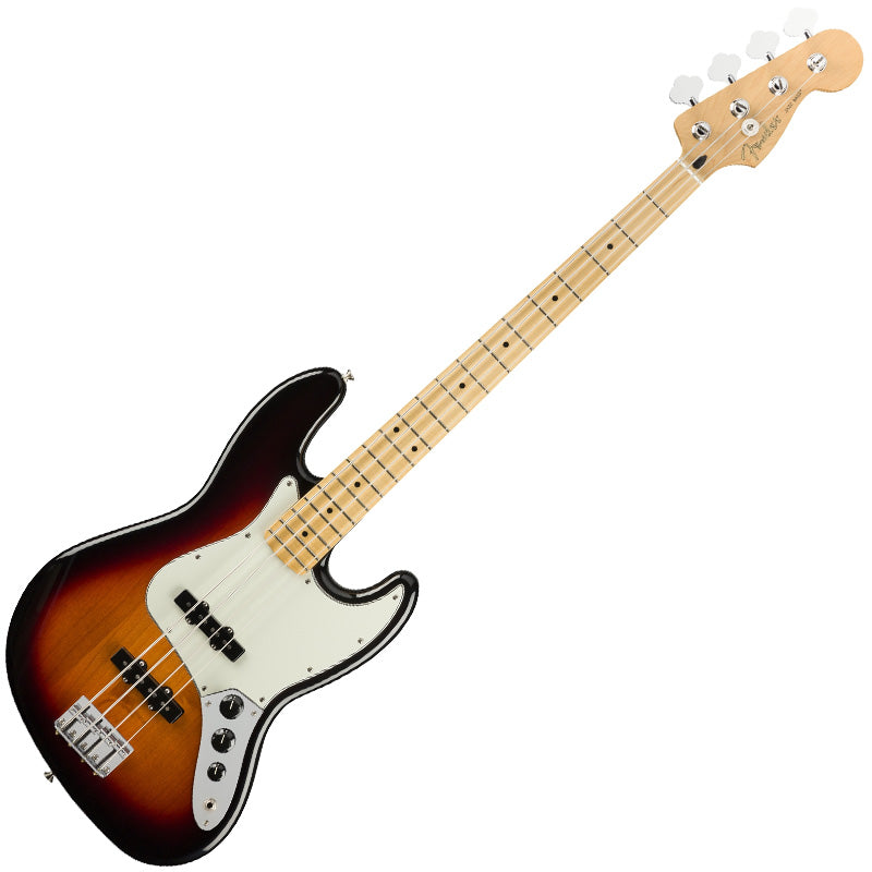 Fender Player Jazz Electric Bass Maple Neck in 3 Tone Sunburst - 0149902500