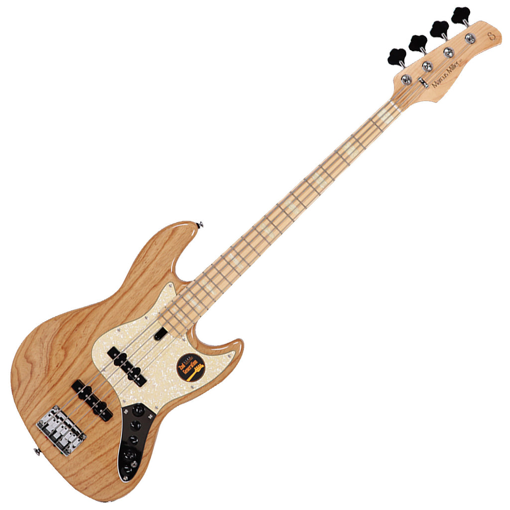 Sire Sire Marcus Miller V7 2nd Generation 4 String Bass Guitar Swamp Ash Body Maple Fingerboard in Natural - V7SWAMPASH4NT
