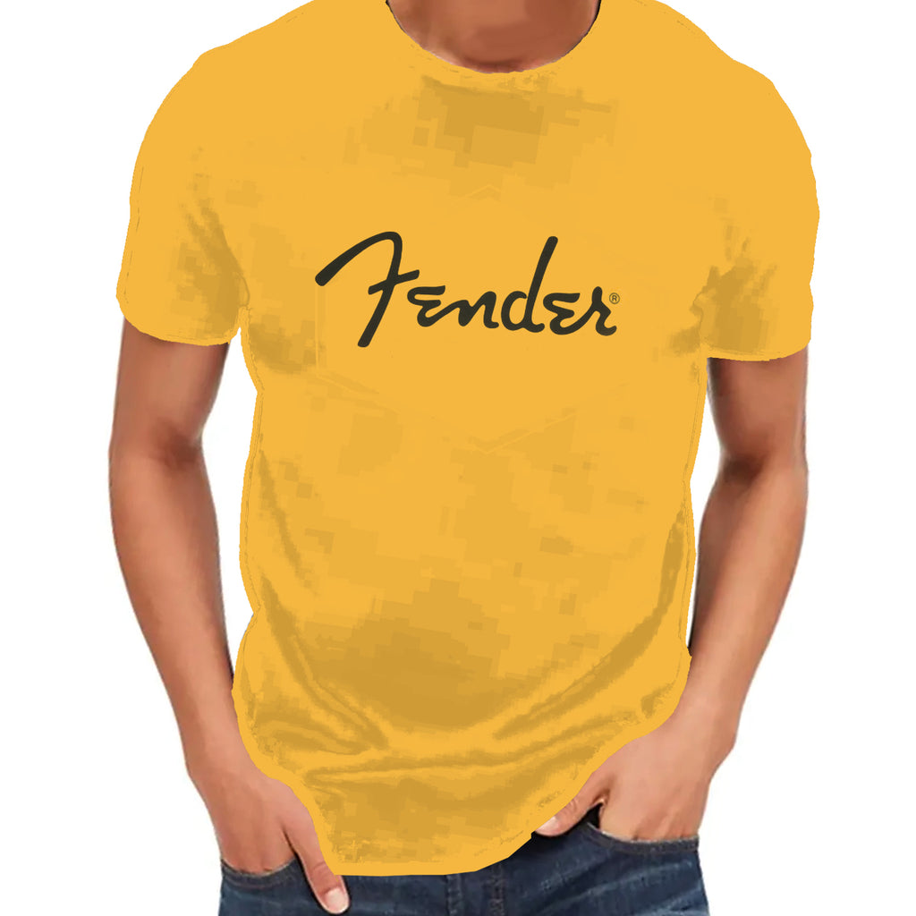 Fender Spaghetti Logo T-Shirt Butterscotch XL - 9192122606