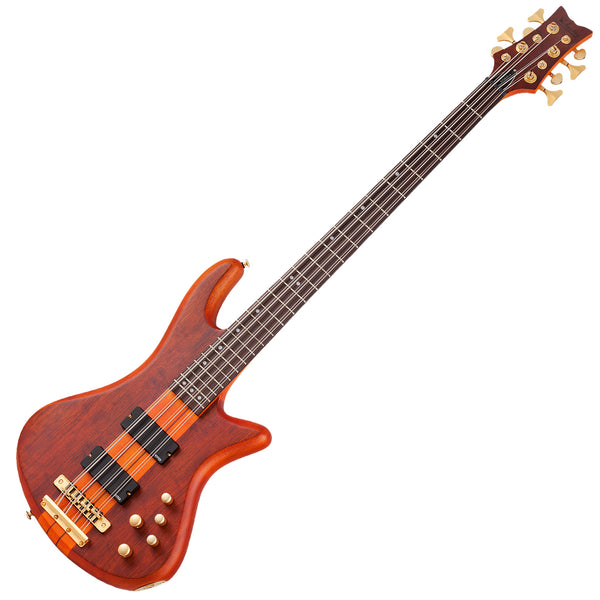 Schecter Stiletto Studio-8 String Electric Bass in Honey Satin - 2740SHC