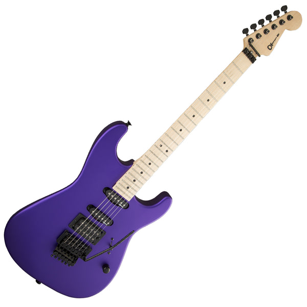 Charvel USA Select San Dimas Style 1 HSS Floyd Maple Electric Guitar in Satin Plum - 2835003752