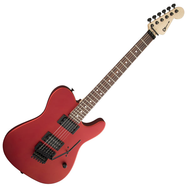 Charvel USA Select San Dimas Style 2 HH Floyd Rosewood Electric Guitar in Torred - 2835301739