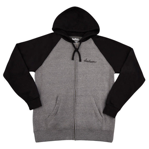 Jackson Zip Hoodie In Black And Gray Medium - 2999475506