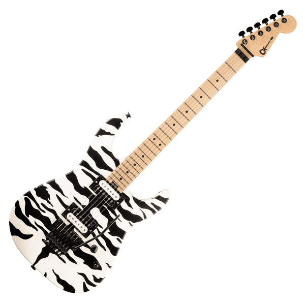 Charvel Pro-Mod DK Satchel Signature Electric Guitar in Satin White Bengal - 2969001576
