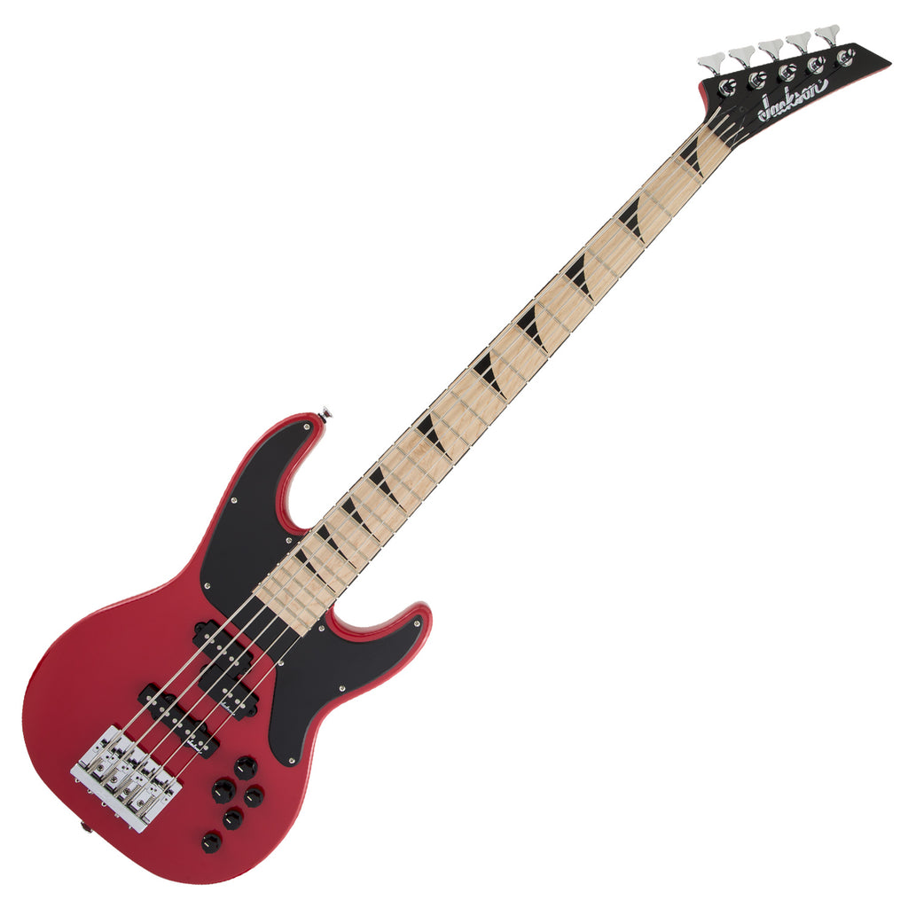 Jackson CBXNTM V 5 String Electric Bass In Fiesta Red - 2916644673