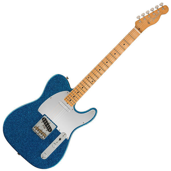Fender J Mascis Telecaster Electric Guitar Maple in Sparkle Blue - 0140262326