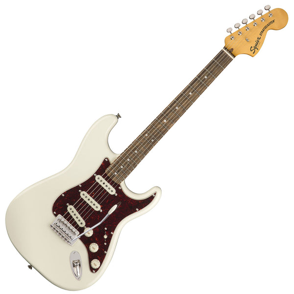 Squier Classic Vibe '70s Stratocaster Electric Guitar Laurel in Olympic White - 0374020501