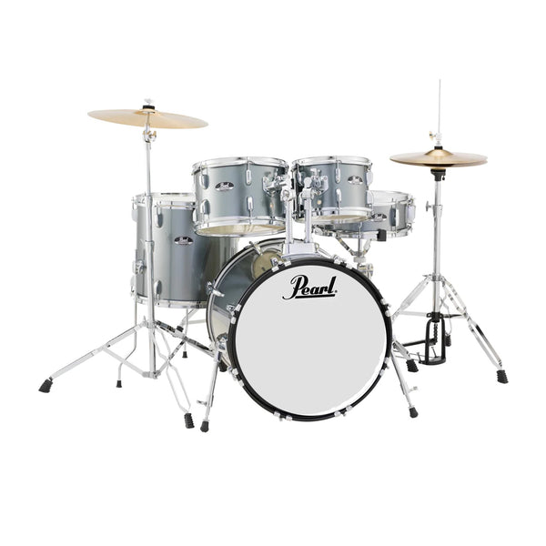IN STORE PICKUP ONLY - Pearl 5 Piece Roadshow Drum Kit in Charcoal with Stands and Cymbals - RS525SCC706