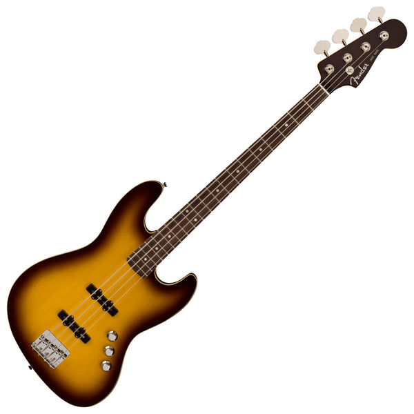 Fender Aerodyne Special Jazz Electric Bass Rosewood In Chocolate Burst w/Deluxe Gig Bag - 0252500322
