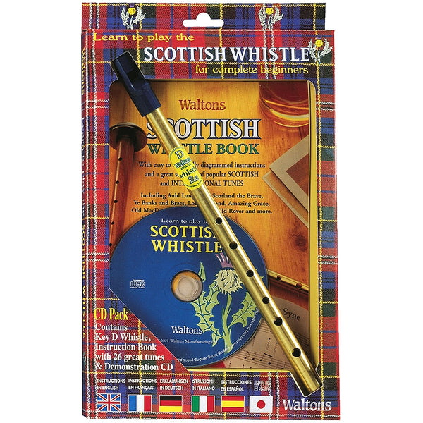 Waltons Scottish Tin Whistle Pack w/CD - 08AWAL1530