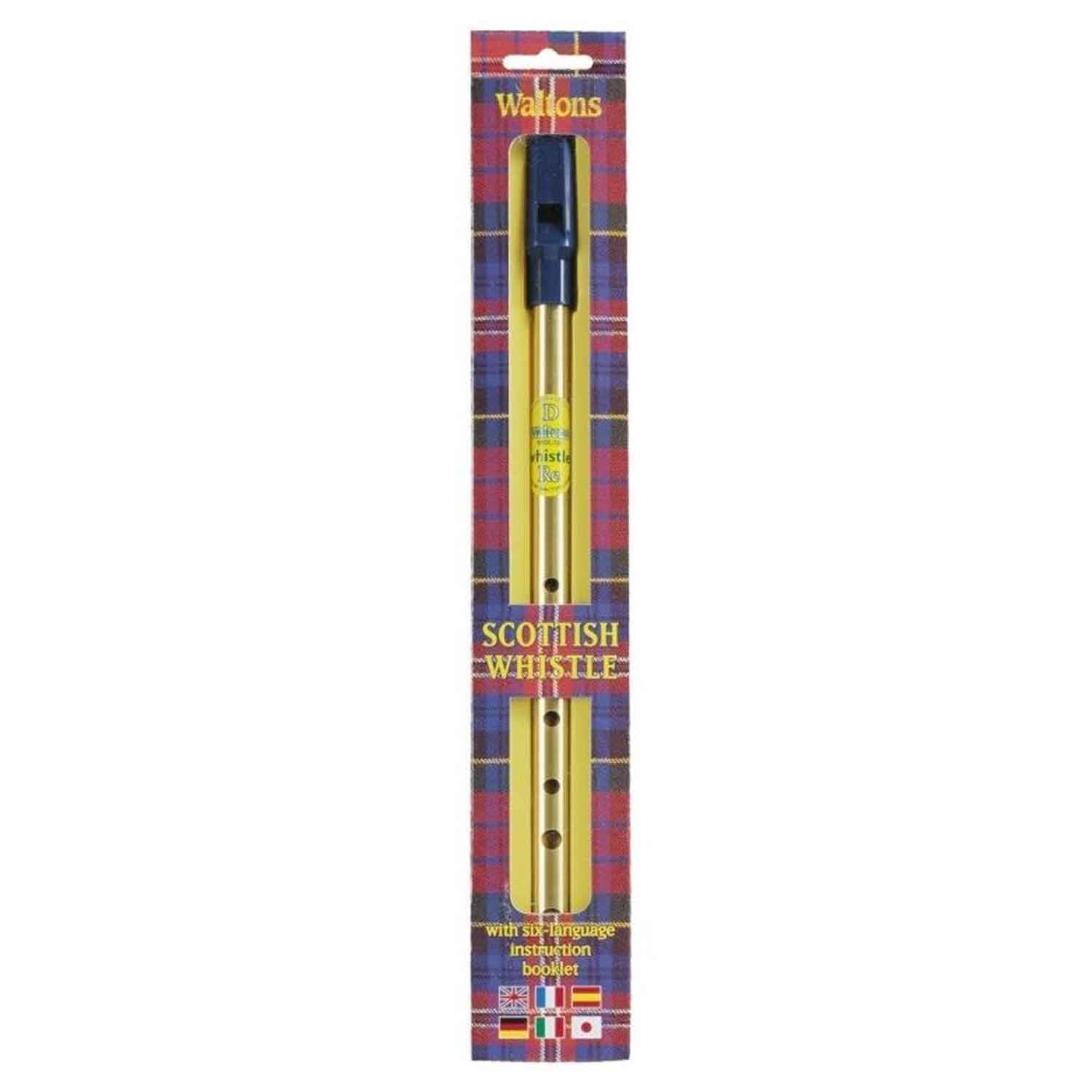 Buy Waltons Scottish Tin Whistle Brass Key of D - 08AWAL1506 in