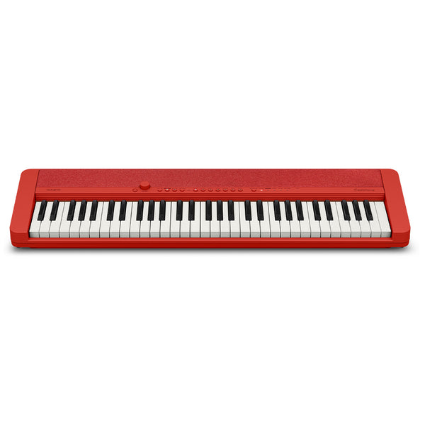 Casio 61-Key Portable Keyboard Touch Response in Red - CTS1RD