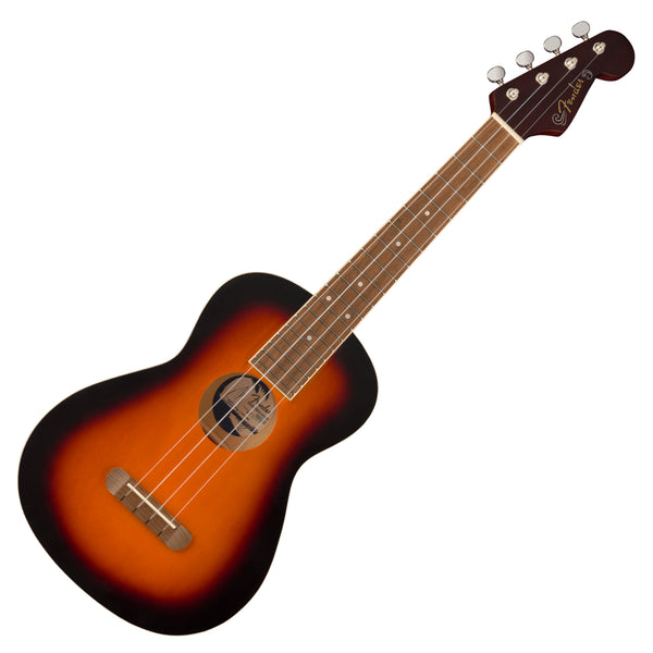 Fender Avalon Tenor Ukulele Walnut in 2 Tone Sunburst - 0970450503