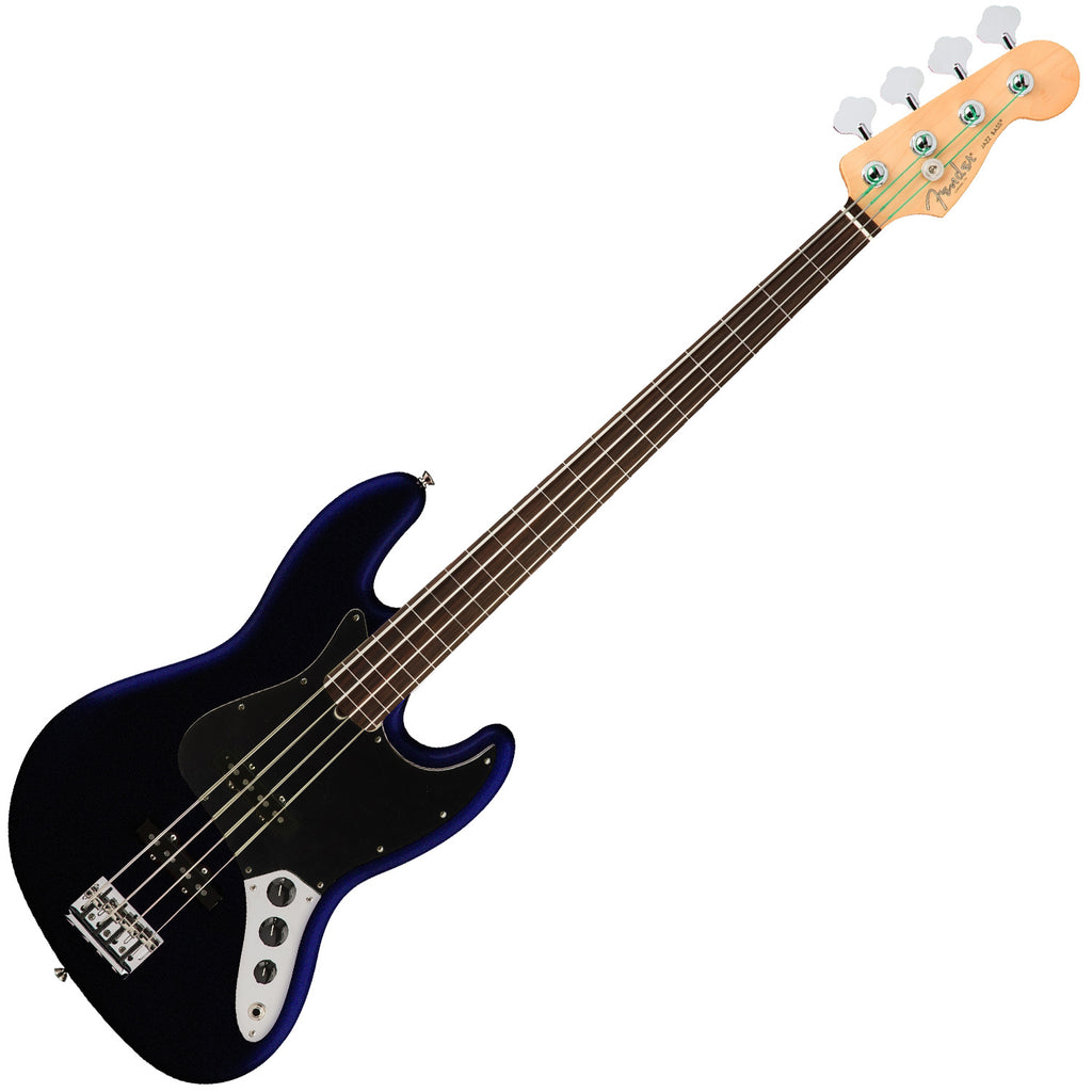 Fender American Professional II Fretless Jazz Electric Bass Rosewood Dark Night w/Hardshell Case - 0194000761