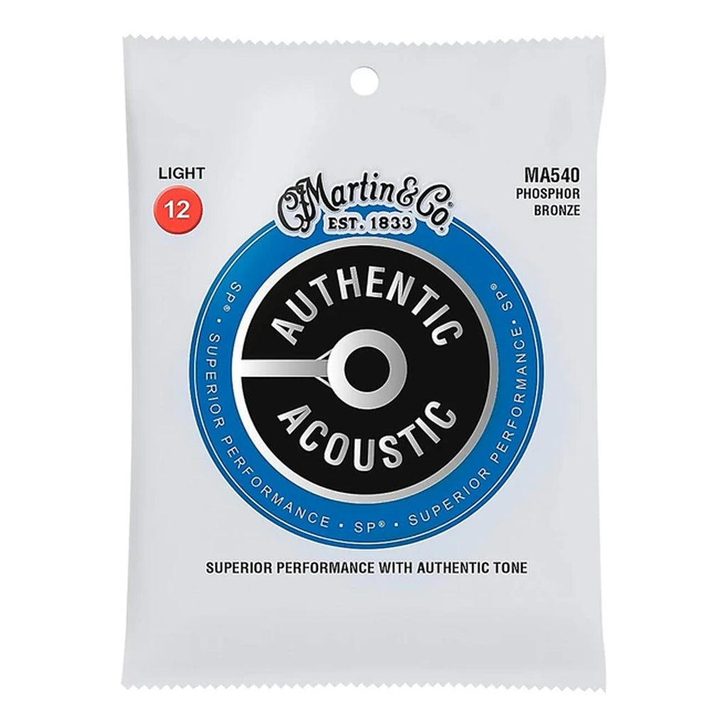 Martin Authentic Acoustic Strings in Light 12-54 92/8 - MA540