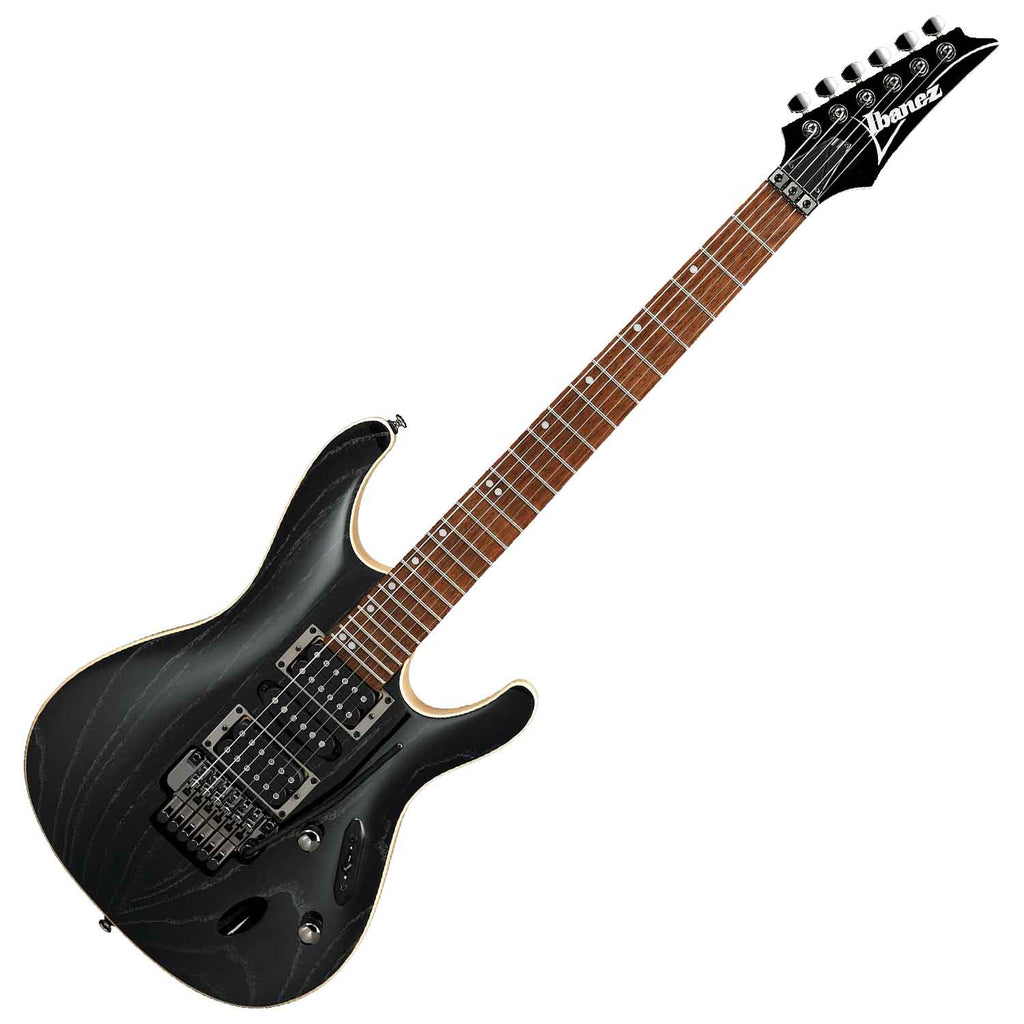 Ibanez S Standard Electric Guitar in Silver Wave Black - S570AHSWK