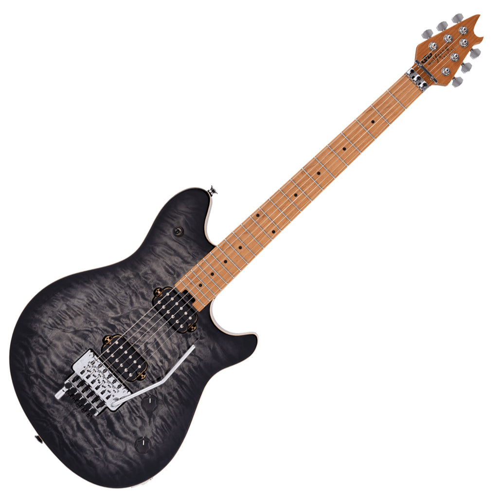 EVH Wolfgang Special Quilted Maple Electric Guitar Baked Maple in Charcoal Burst - 5107701597